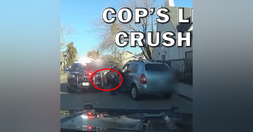 Carjacker Crushes Cop's Legs And Flees On Video - LEO Round Table S08E26