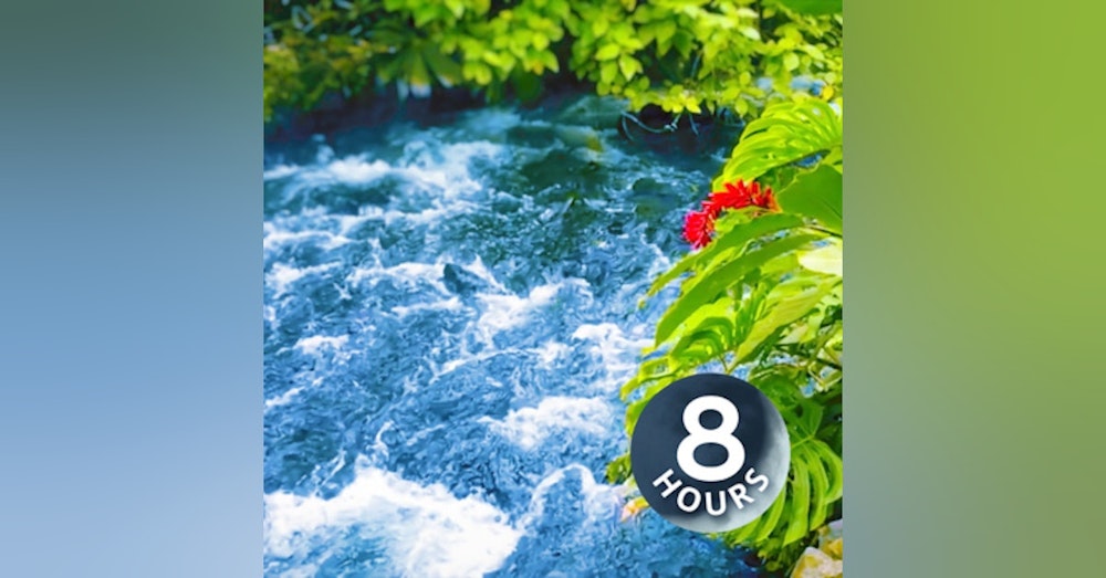 Sleep, Study or Focus with Water Sounds White Noise 8 Hours | Relaxing River