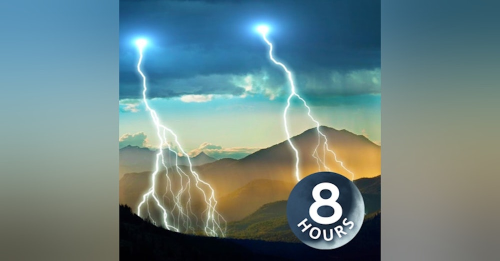 Thunderstorm White Noise 8 Hours | Calming Rain & Thunder Sounds for Relaxation, Sleep, Studying