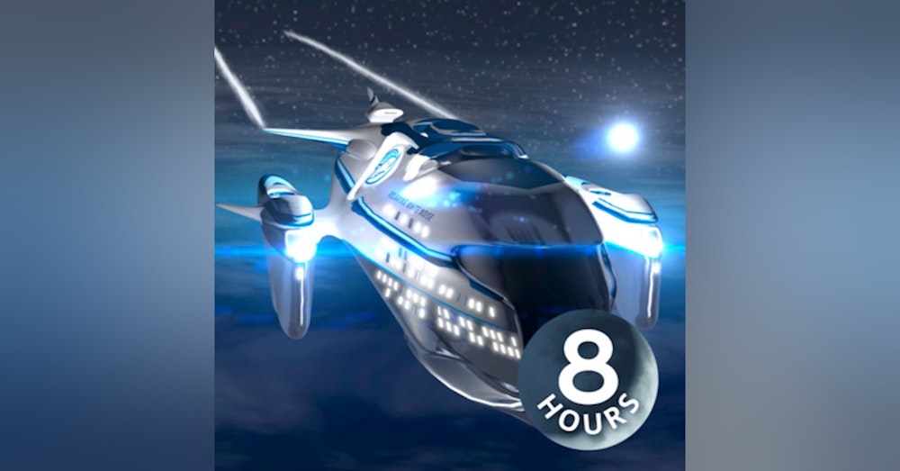 Space Plane White Noise 8 Hours | Sci Fi Ship Ambience for Relaxation, Studying or Sleeping