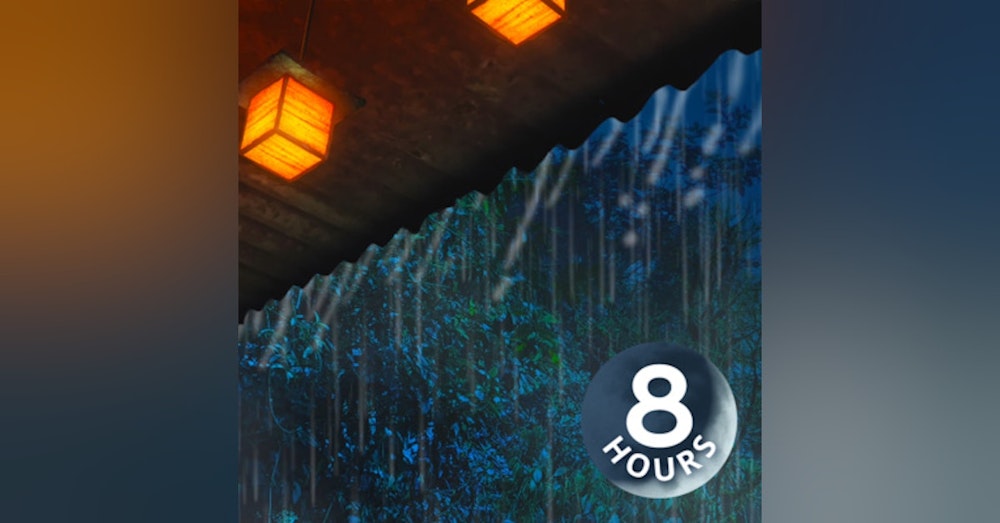 Rainstorm on Tin Roof in Enchanted Jungle 8 Hours | Rain Sounds for Sleep with Forest Ambience