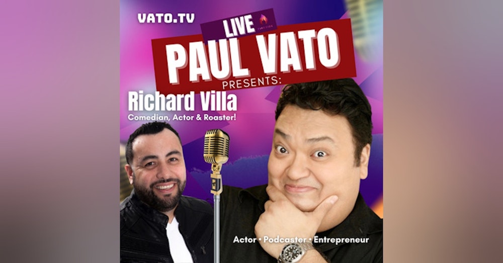 Richard Villa. Comedian, Actor & Roaster Was Made To Work In The Family Crack Business At 10 Years Old & Most Recently Almost Gets Canceled!