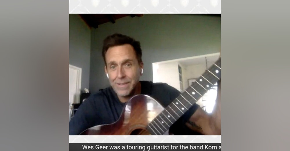 Wes Geer guitarist for Korn and founder Rock To Recovery