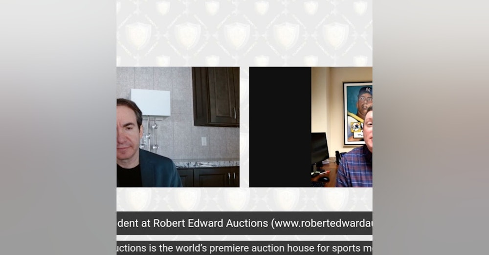 Brian Dwyer, Owner Robert Edward Auctions, world premiere sports memorabilia and trading cards