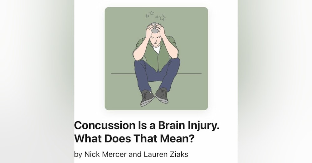 Concussion is a brain injury. What Does That Mean?