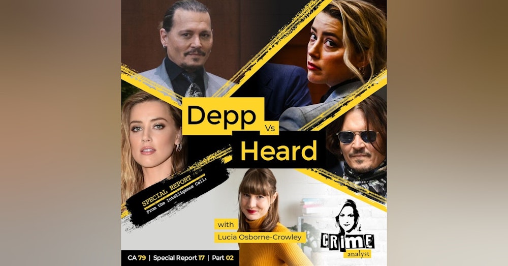 79: The Crime Analyst | Ep 79 | Johnny Depp vs Amber Heard with Lucia Osborne-Crowley, Part 2