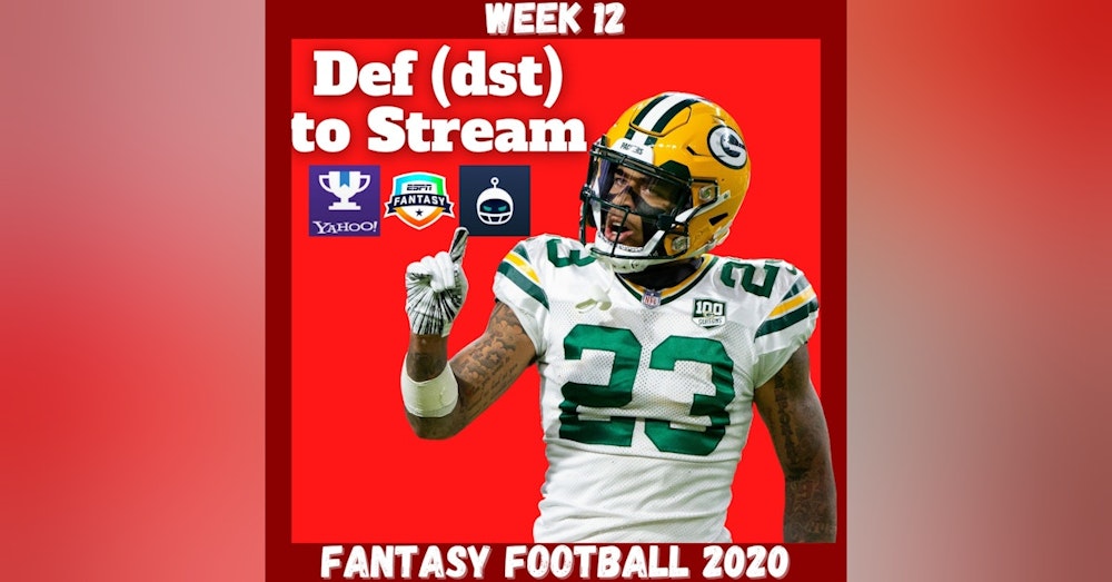 Fantasy Football 2020 | Week 12 Team Defense(DST) Stream