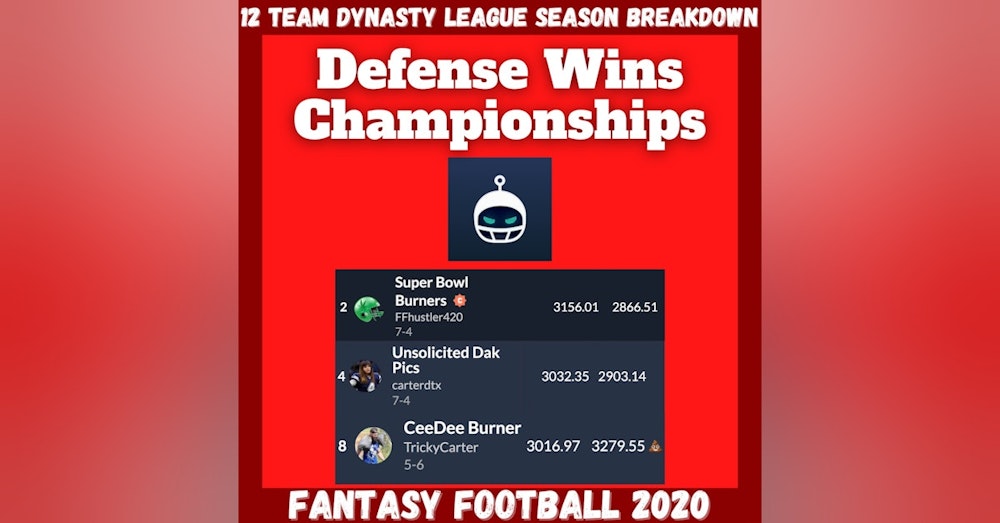 Fantasy Football 2020 | Defense Wins Championships Listener League Season Breakdown