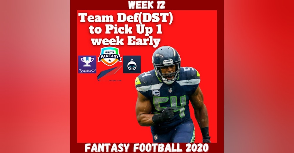 Fantasy Football 2020 | Week 12, Defenses to pick up 1 week early