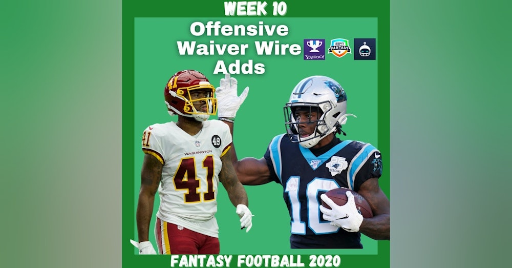 Fantasy Football 2020 | Week 10 Offensive Waiver Adds