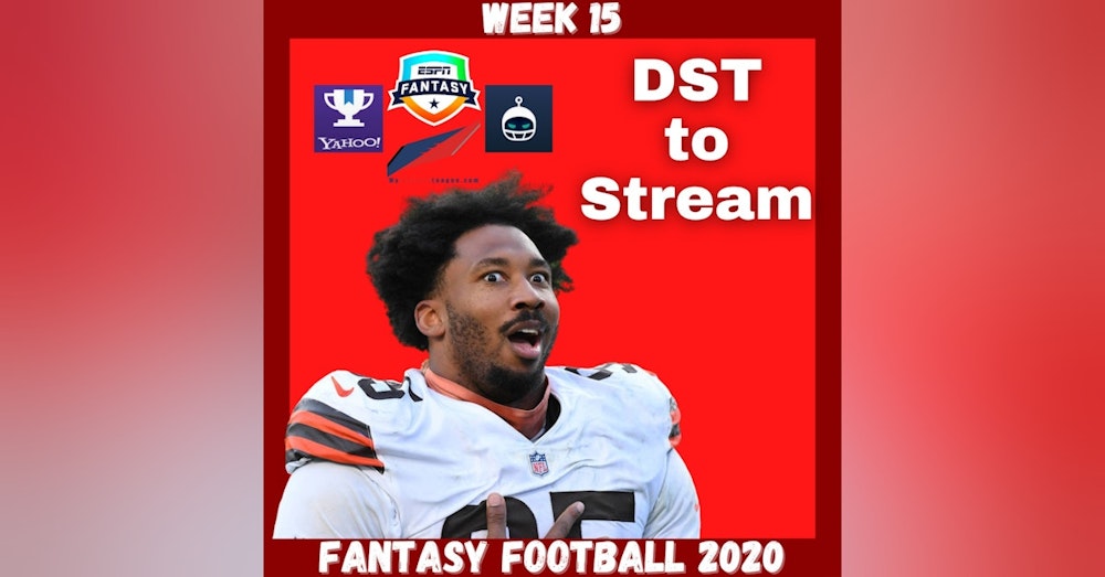 Fantasy Football 2020 | Week 15 DST to Stream