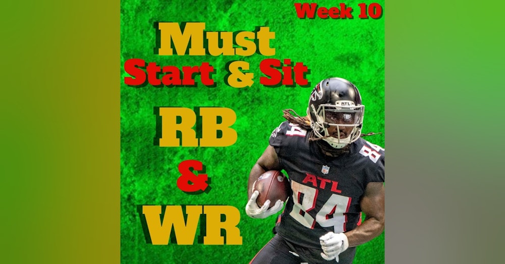 Week 10 START SIT RB WR, EVERY GAME