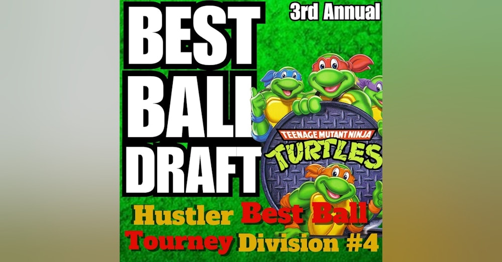 LIVE Best Ball Draft With ROOKIES, #TMNT4 Division, Hustler Best Ball Tourney