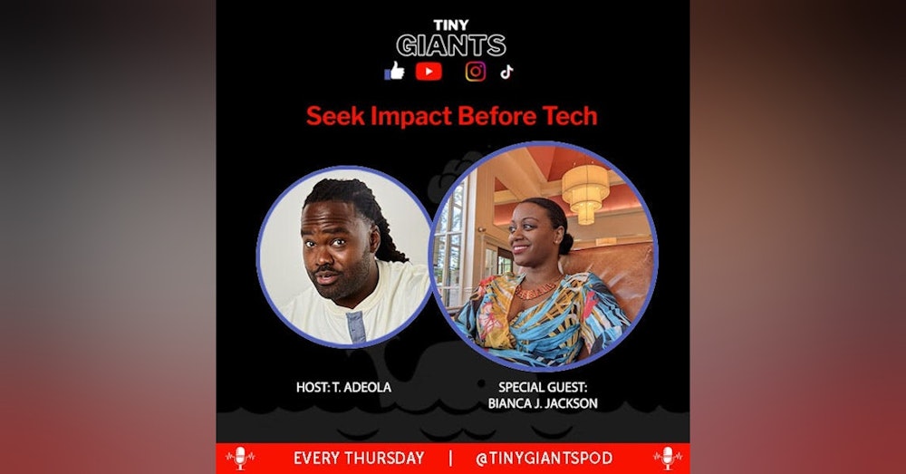 Seek Impact Before Tech