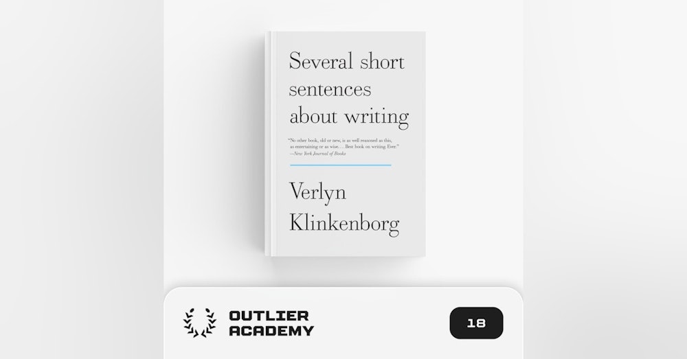 Replay: #18 Several Short Sentences About Writing: A Masterclass on Becoming a Better Writer | Verlyn Klinkenborg, Author & Yale Professor