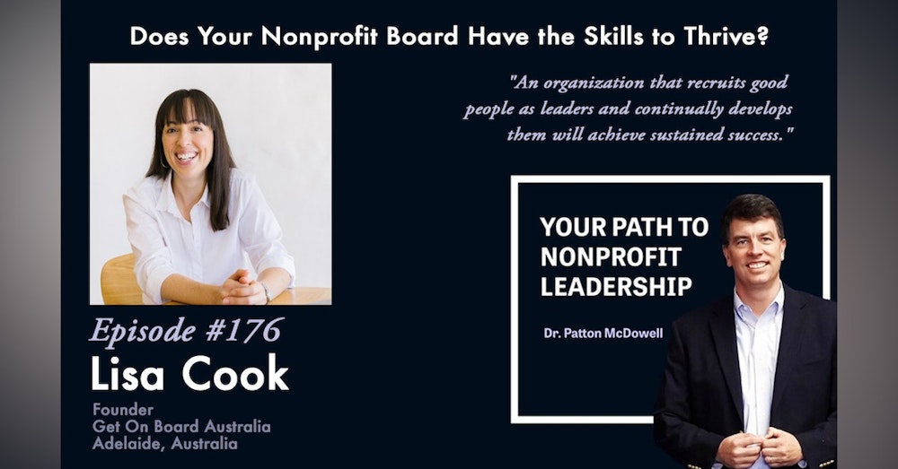 176: Does Your Nonprofit Board Have the Skills to Thrive? (Lisa Cook)