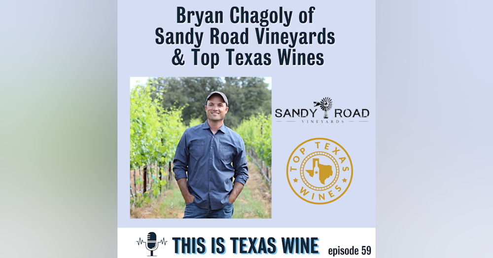Bryan Chagoly of Sandy Road Vineyards and Top Texas Wines