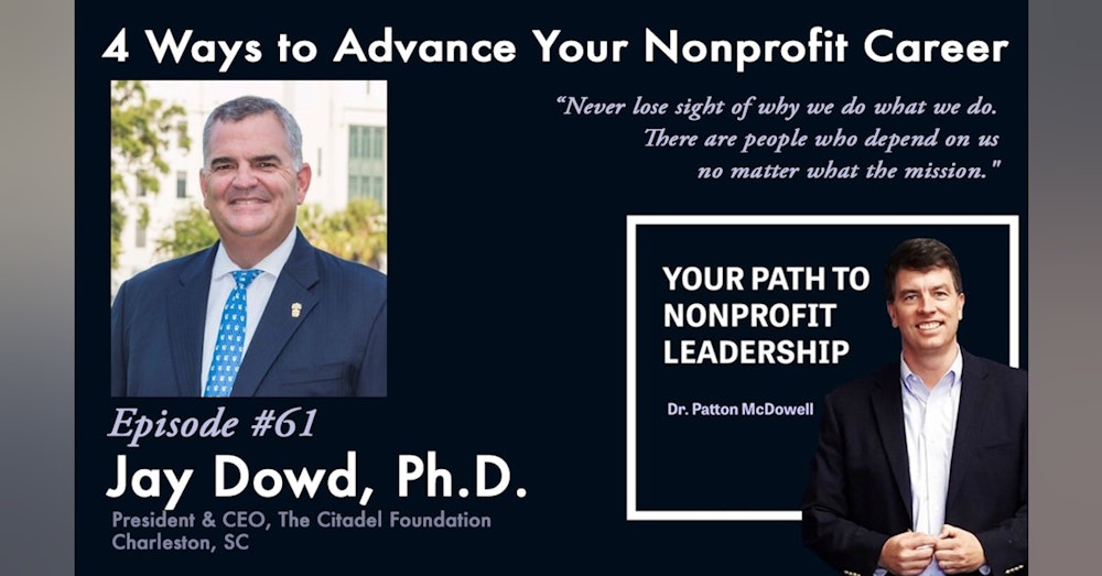 61: 4 Ways to Advance Your Nonprofit Career (Jay Dowd)