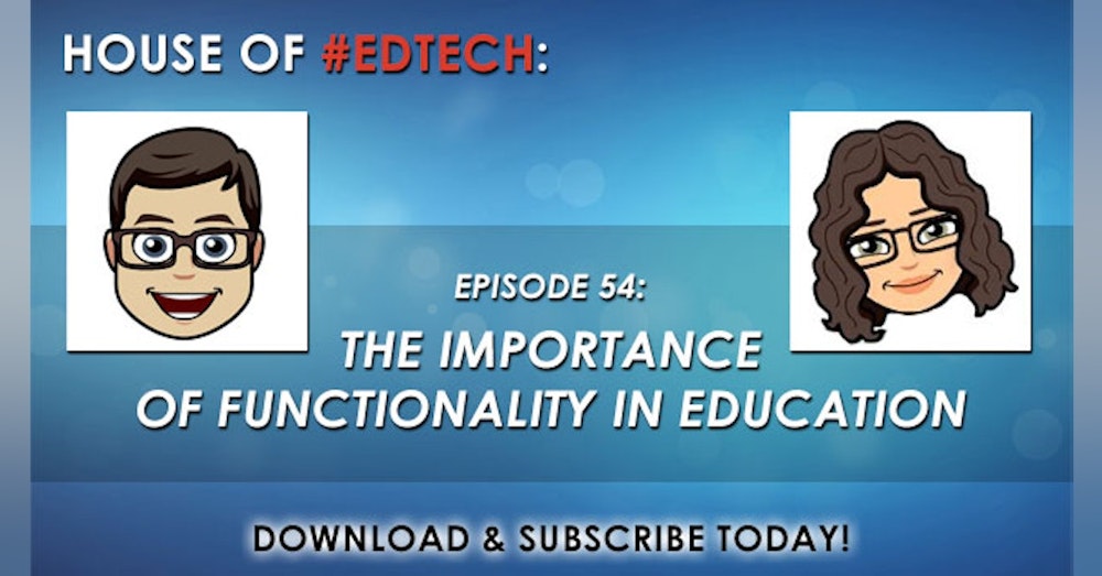 The Importance of Functionality in Education - HoET054