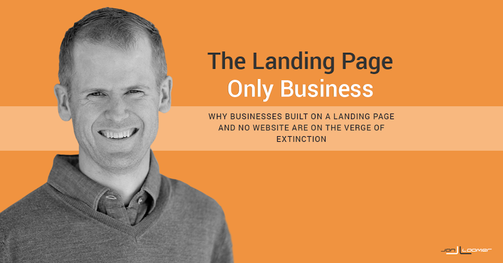 No, A Landing Page Is Not Enough