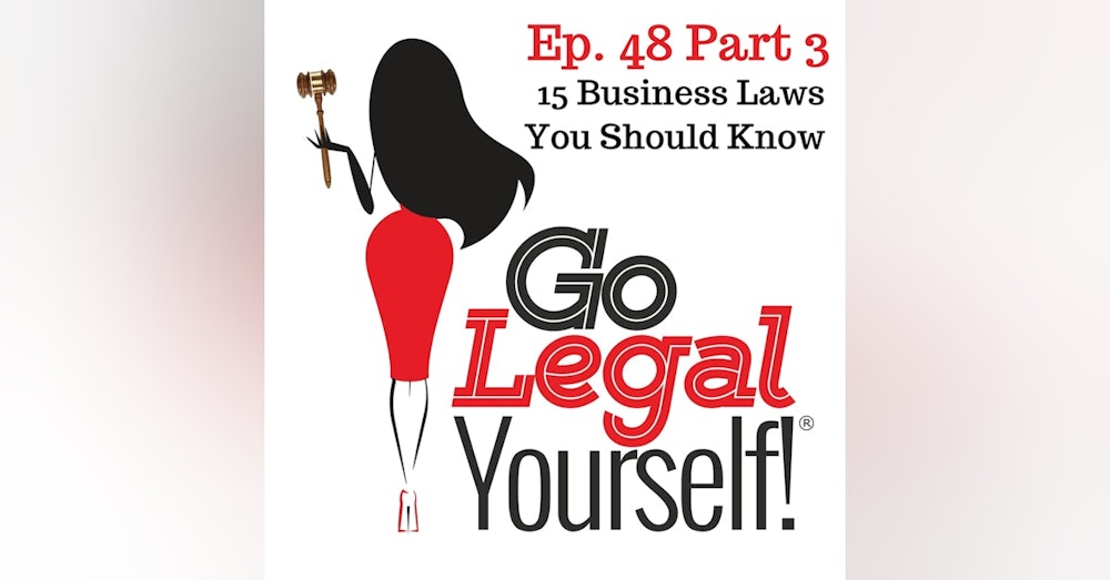 Ep. 48 Part 3 Fifteen Business Laws You Should Know