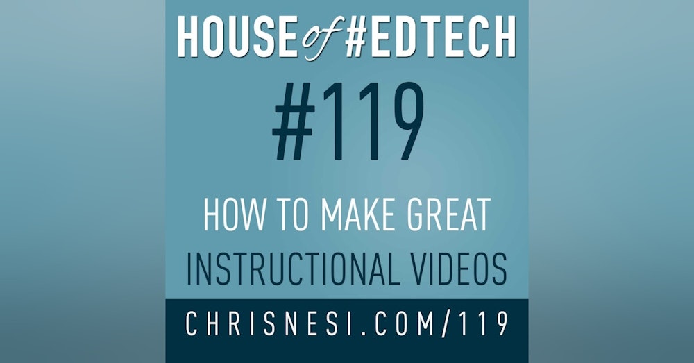 How To Make Great Instructional Videos - HoET119