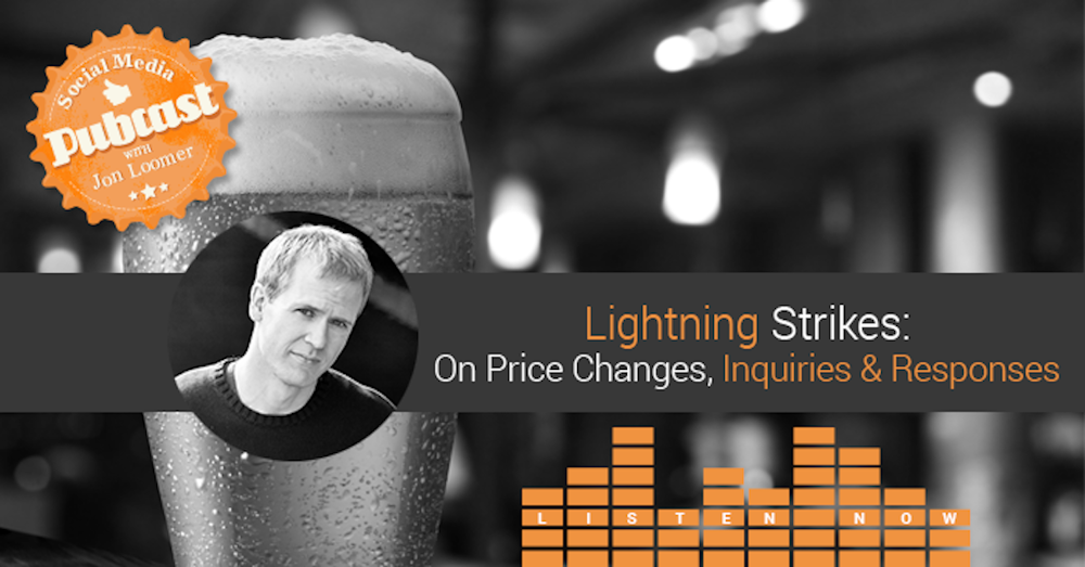PUBCAST: Lightning Strikes: On Price Changes, Inquiries and Responses