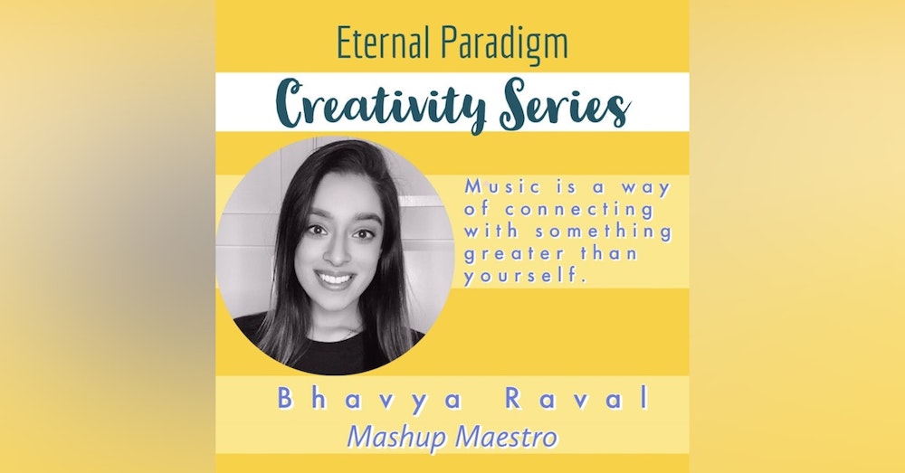 Music is a way of connecting with something greater than yourself - Bhavya R