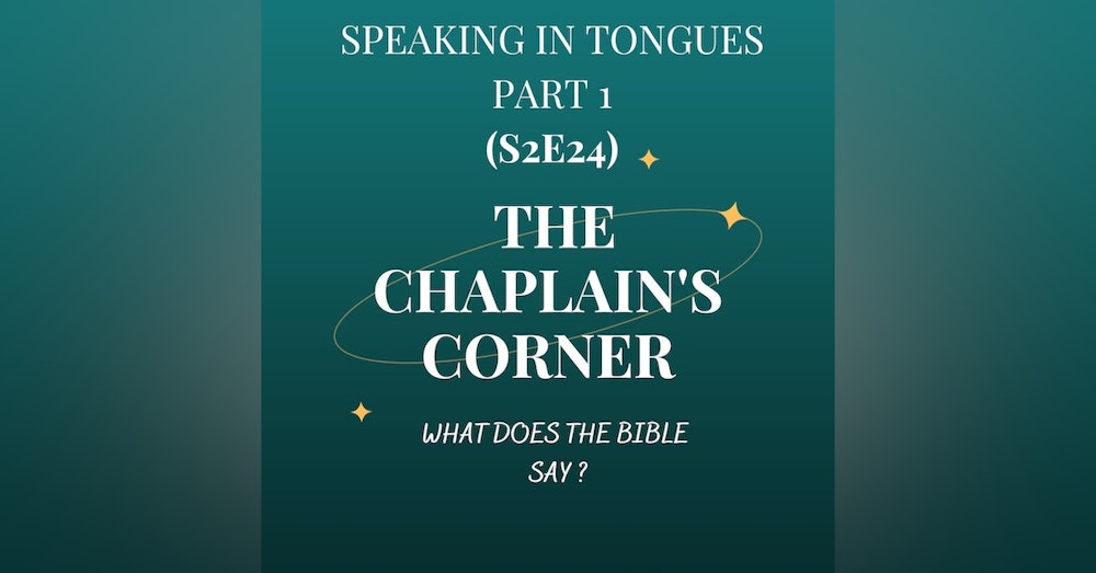 Speaking In Tongues Part 1