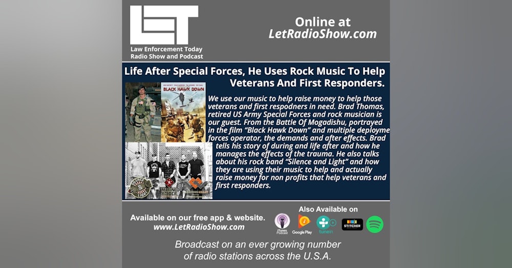 S5E28: Special Forces and Life After, He Uses Rock Music To Help Veterans And First Responders.