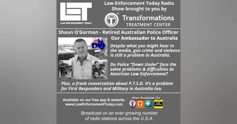 S2E23: Shaun O'Gorman Retired Australian Police, recovering from PTSD.