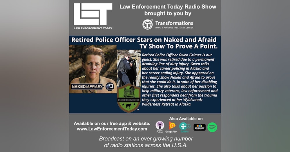 S4E36: Naked and Afraid TV Show, Retired Police Officer Stars To Prove A Point.