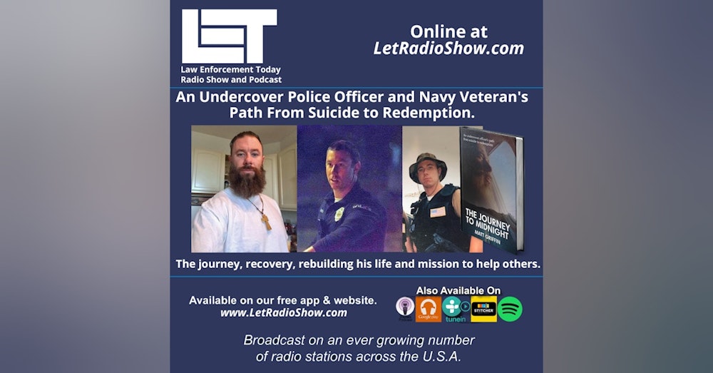 S5E73: Undercover Police Officer and Navy Veteran's Path From Suicide to Recovery. His journey, recovery, rebuilding his life and mission to help others.