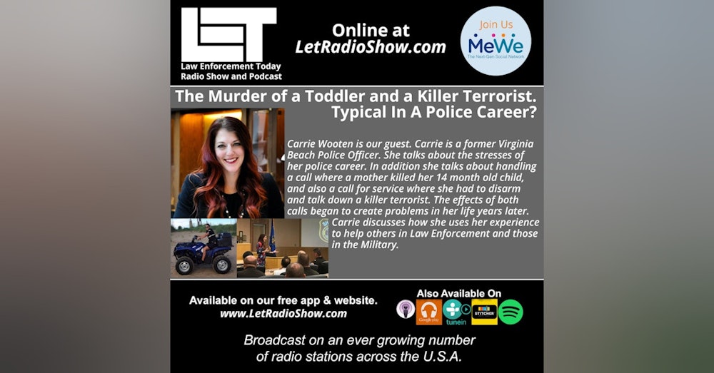 S5E13: Murder of a Toddler and Disarming a Terrorist.  Her Police Career?