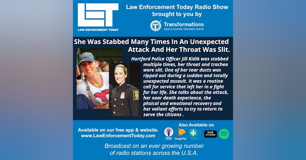 S3E38: Police Officer Stabbed Her Throat Was Slit, with 911 Audio. Retired Police Officer Tells Her Story