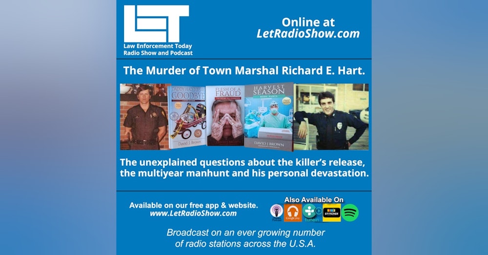 S5E70: The Murder of Town Marshal Richard E. Hart. The unexplained questions about the killer’s release,  the multiyear manhunt and his personal devastation.