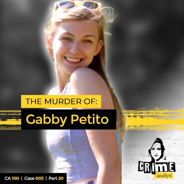 100: The Crime Analyst | Ep 100 | The Murder of Gabby Petito, Part 20