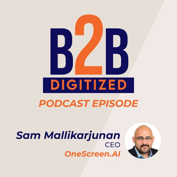 Sam Mallikarjunan, CEO at OneScreen.ai