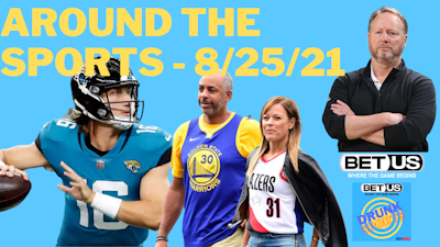 Episode image for Around the Sports 8/25/21 - Trevor Lawrence, Dwayne Haskins, Budenholzer, Dell and Sonya Curry