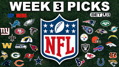 Episode image for NFL Week 3 Picks and Predictions Against the Spread