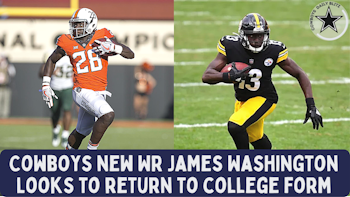 Cowboys New WR James Washington Hopes To Return To College Form