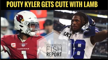 Why’s POUTING Kyler Murray playing footsie w #dallascowboys CeeDee Lamb?