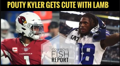 Episode image for Why’s POUTING Kyler Murray playing footsie w #dallascowboys CeeDee Lamb?