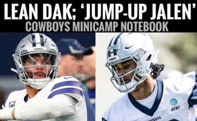 Episode image for Dallas Cowboys Minicamp Notebook: A Lean Dak, Jumpin' Jalen Tolbert