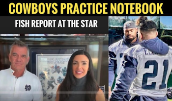 #DallasCowboys 11/30 PRACTICE NOTEBOOK inside THE STAR
