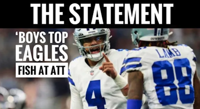 Episode image for 'STATEMENT TO OURSELVES' #DallasCowboys  'Statement' Over #Eagles Keeps Hopes Alive - FISH at ATT