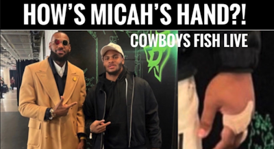 Episode image for MICAH HAND OK? DAK's 'DAUNTING' TALK ... #DallasCowboys Fish Report LIVE!