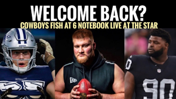 #DallasCowboys LIVE at The STAR - 'Welcome Back' for Playoffs? Fish at 6