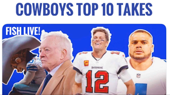 #DallasCowboys TOP 10 TAKES - 'MOVING ON TO TAMPA and the Playoffs! (Not so fast ...) Fish LIVE
