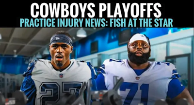 Episode image for #dallascowboys playoffs injury update: FISH INSIDE THE STAR